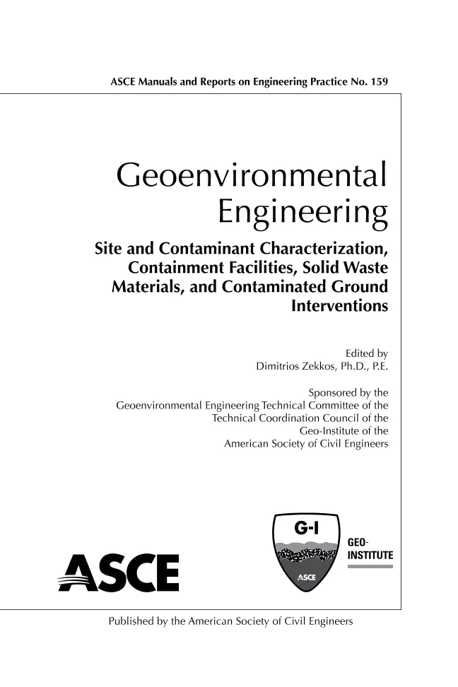 ASCE Manual of Practice No. 159 ASCE Manual of Practice No. 159