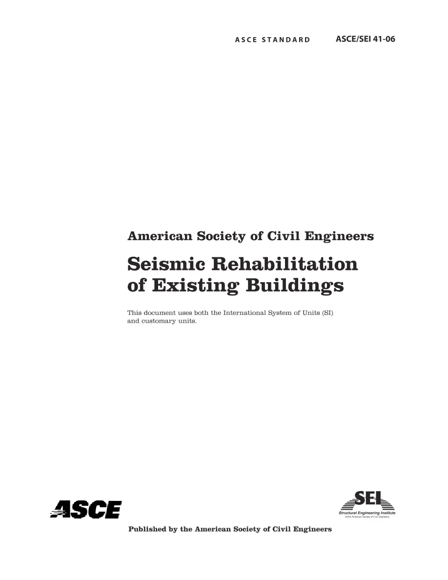 ASCE 41-06 ASCE 41-06