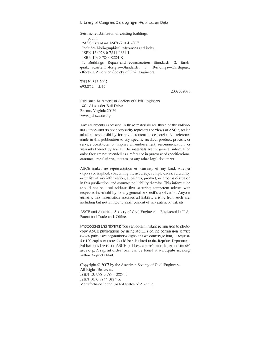 ASCE 41-06 ASCE 41-06