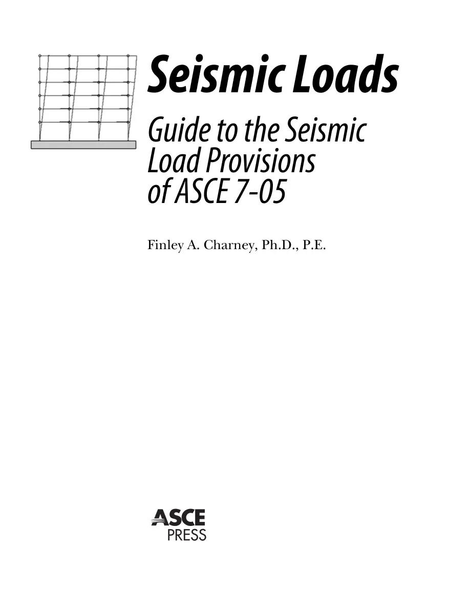 ASCE 7-05 Seismic Loads ASCE 7-05 Seismic Loads