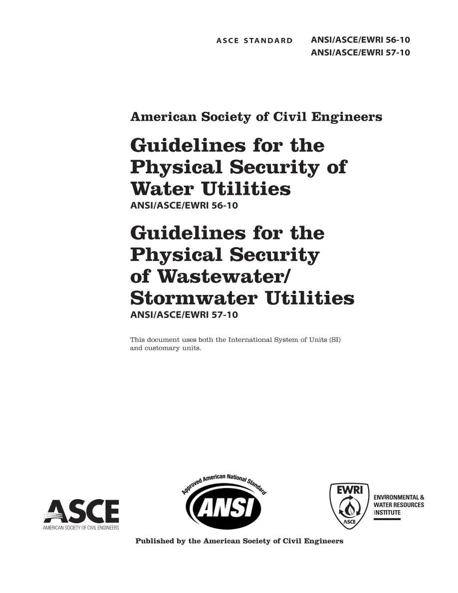 ASCE 56-10 / 57-10 ASCE 56-10 / 57-10