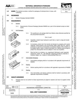 AIA NAS3408:2023 AIA NAS3408:2023