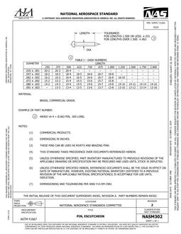 AIA NASM302:2020 AIA NASM302:2020