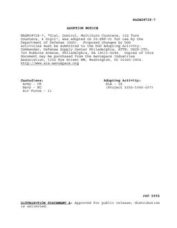 AIA NASM28728/7 AIA NASM28728/7