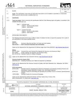 AIA NASM27384:2016 AIA NASM27384:2016