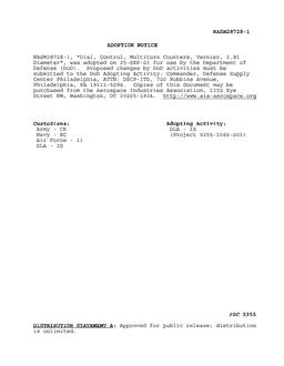 AIA NASM28728/1 AIA NASM28728/1
