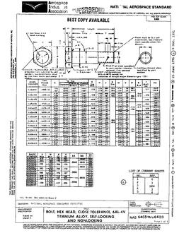 AIA NAS6403-6420 AIA NAS6403-6420