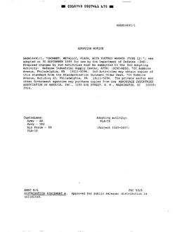 AIA NASM16491/1 AIA NASM16491/1