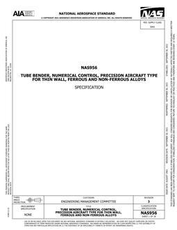 AIA NAS956:2021 AIA NAS956:2021