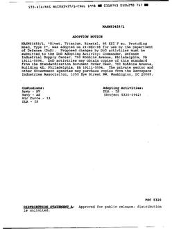 AIA NASM83459/1 AIA NASM83459/1