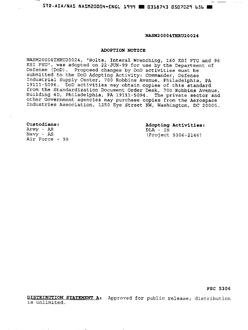AIA NASM20004-20024 AIA NASM20004-20024
