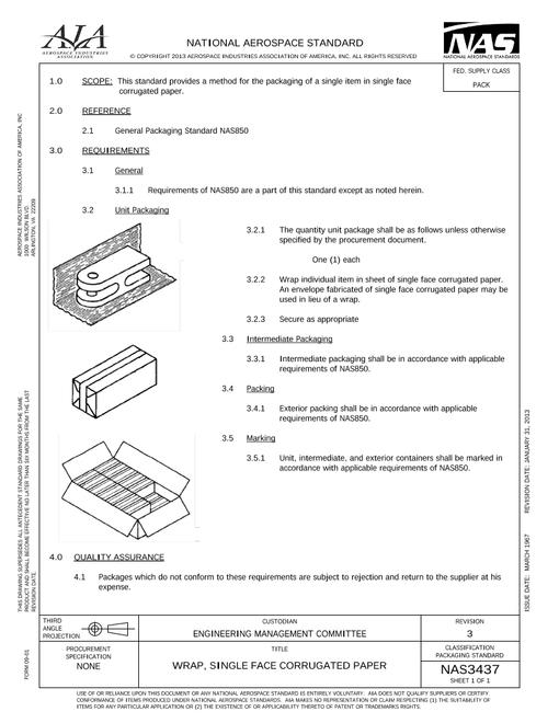 AIA NAS3437 AIA NAS3437