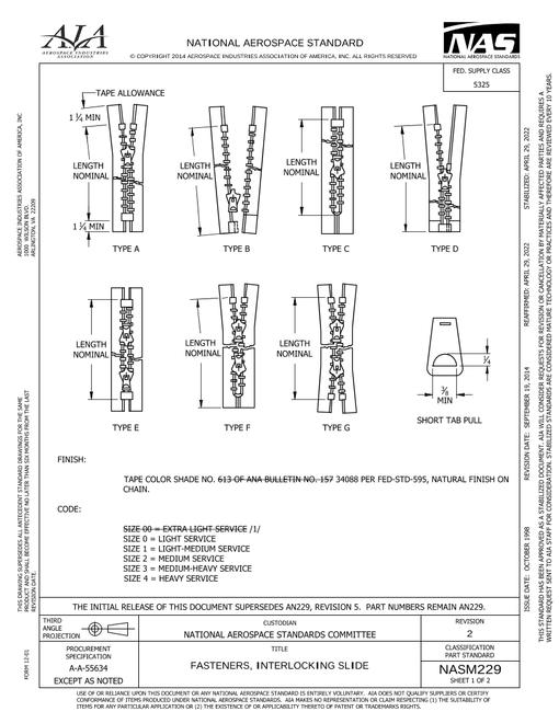 AIA NASM229:2022 AIA NASM229:2022