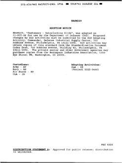 AIA NASM229 AIA NASM229