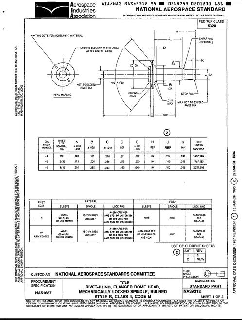 AIA NAS9312 AIA NAS9312