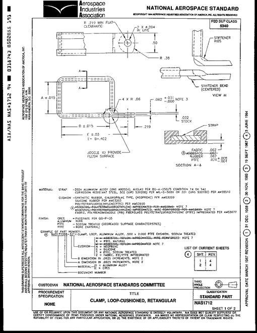 AIA NAS1712 AIA NAS1712