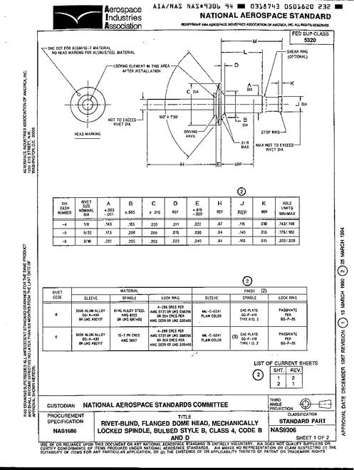 AIA NAS9306 AIA NAS9306