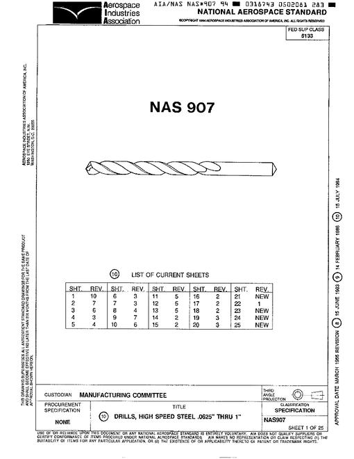 AIA NAS907 AIA NAS907