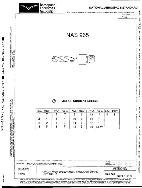 AIA NAS965 AIA NAS965