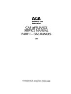 Part 1 - Gas Ranges Part 1 - Gas Ranges