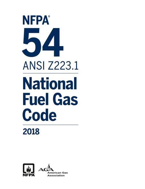 AGA Z223118 / ANSI Z223.1 / NFPA 54 AGA Z223118 / ANSI Z223.1 / NFPA 54