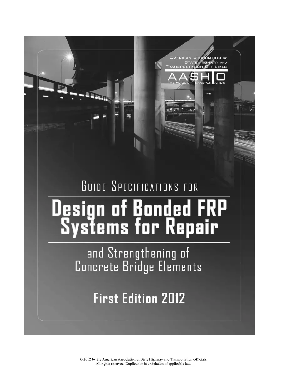 AASHTO FRPS-1 AASHTO FRPS-1