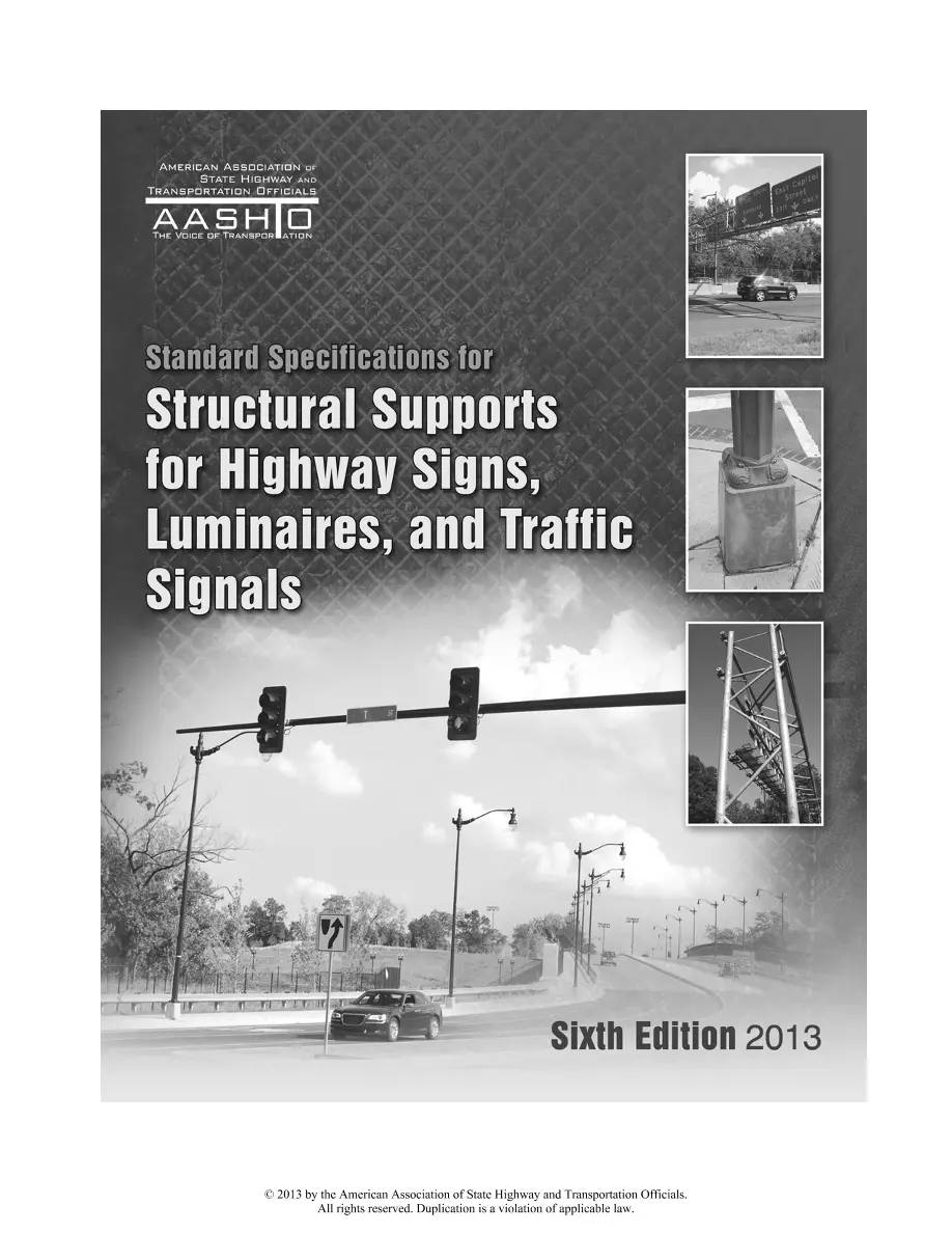 AASHTO LTS-6 AASHTO LTS-6