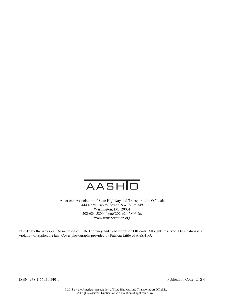 AASHTO LTS-6 AASHTO LTS-6