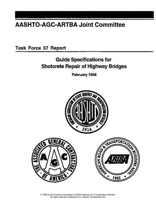 AASHTO TF37-1 AASHTO TF37-1