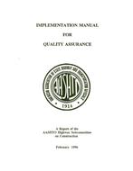 AASHTO IMQA-1 AASHTO IMQA-1