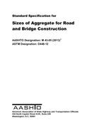 AASHTO M 43-05 (2022) AASHTO M 43-05 (2022)