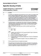 AASHTO T 100-06 (2010) AASHTO T 100-06 (2010)