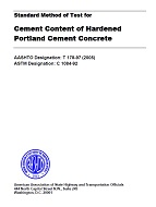 AASHTO T 178-97 (2005) AASHTO T 178-97 (2005)