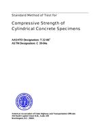 AASHTO T 22-06 AASHTO T 22-06