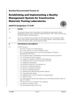 AASHTO R 18-08 AASHTO R 18-08