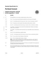AASHTO M 85-09 AASHTO M 85-09
