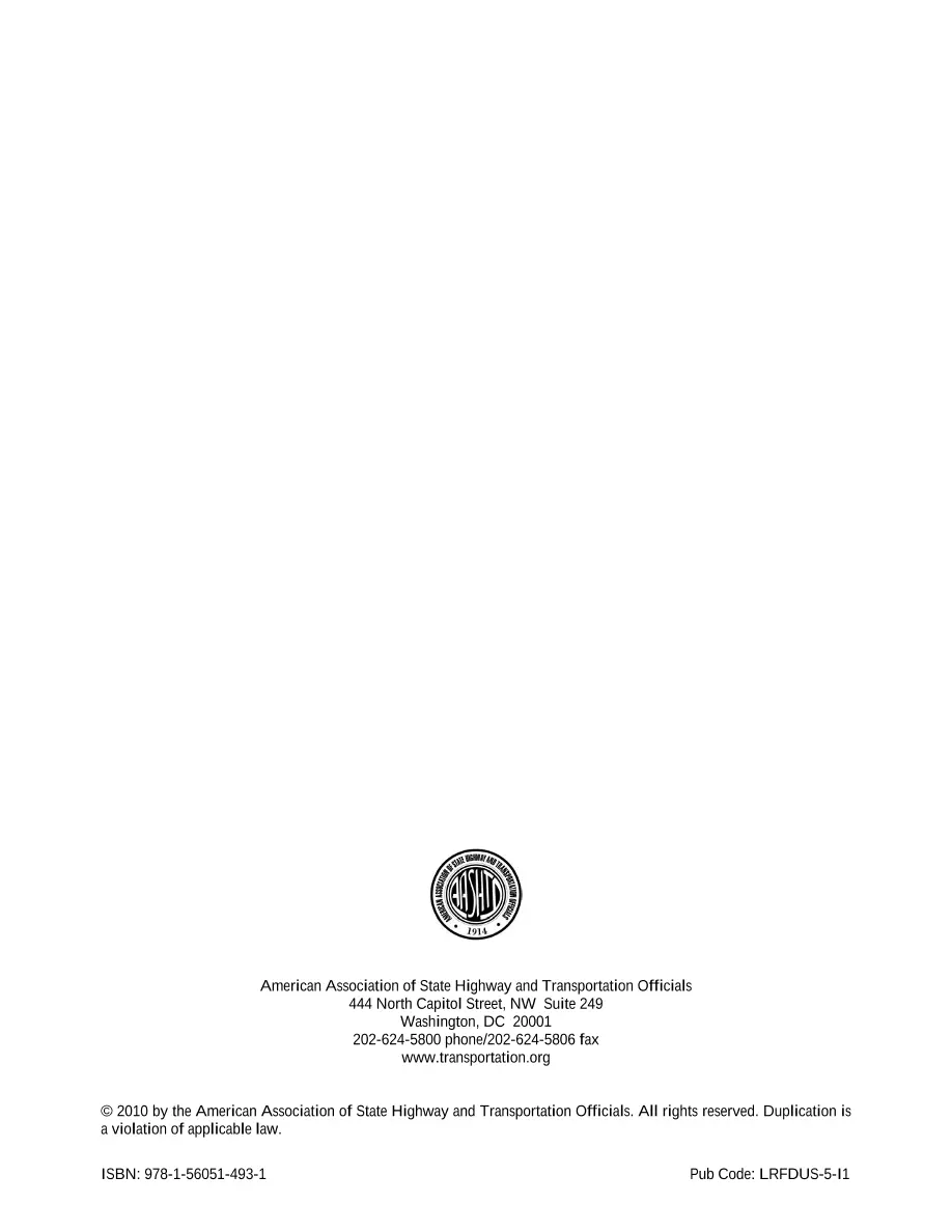 AASHTO LRFDUS-5-I1 AASHTO LRFDUS-5-I1