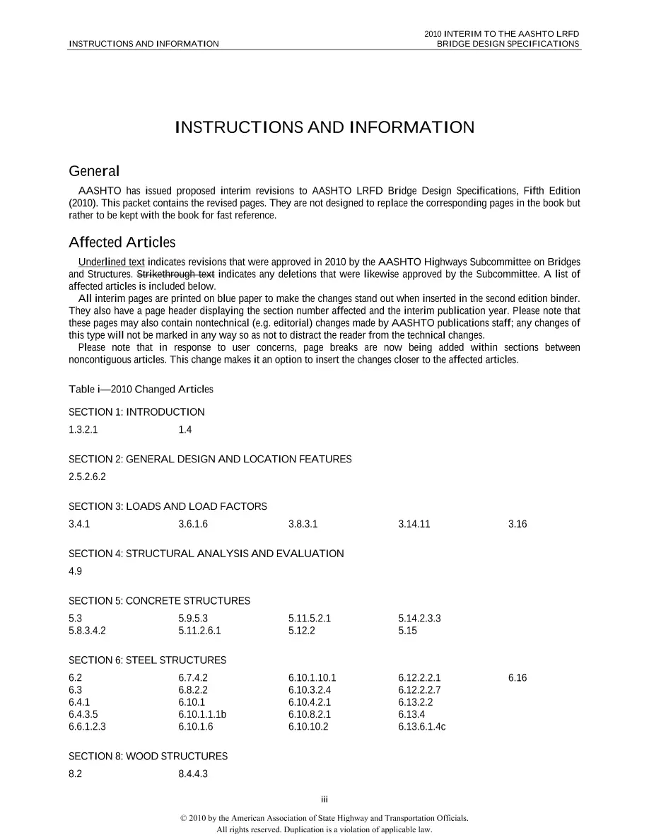 AASHTO LRFDUS-5-I1 AASHTO LRFDUS-5-I1