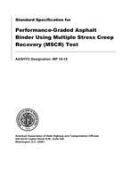 AASHTO MP 19-10 AASHTO MP 19-10