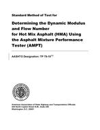 AASHTO TP 79-10 AASHTO TP 79-10