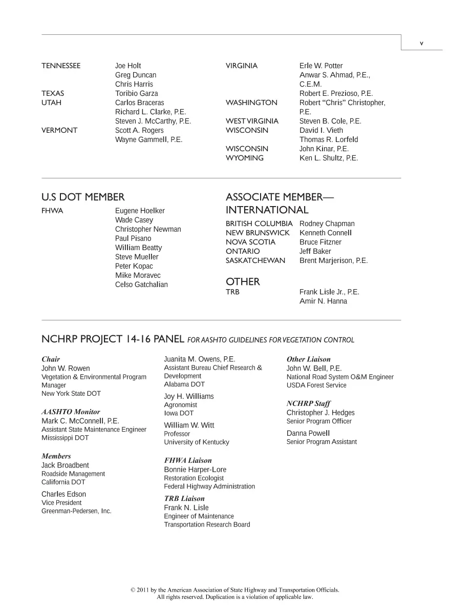 AASHTO GVM-1APP AASHTO GVM-1APP