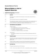 AASHTO T 111-11 (2019) AASHTO T 111-11 (2019)