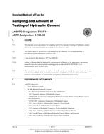 AASHTO T 127-11 AASHTO T 127-11