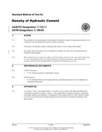 AASHTO T 133-11 (2015) AASHTO T 133-11 (2015)