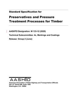 AASHTO M 133-12 (2020) AASHTO M 133-12 (2020)