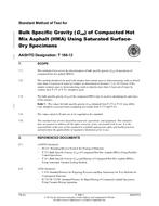 AASHTO T 166-12 AASHTO T 166-12