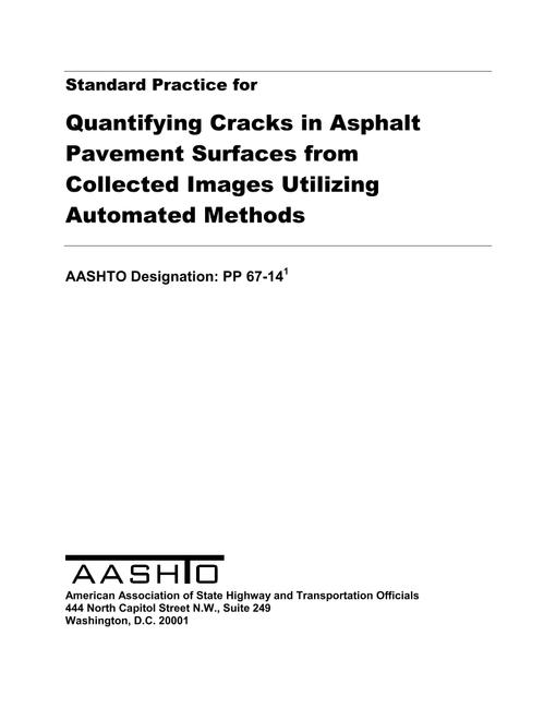 AASHTO PP 67-14 AASHTO PP 67-14