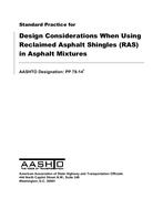 AASHTO PP 78-14 (2016) AASHTO PP 78-14 (2016)