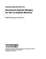 AASHTO MP 23-14 AASHTO MP 23-14