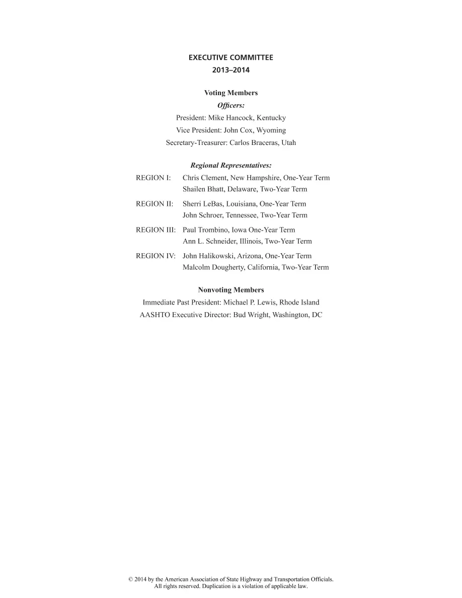 AASHTO HSM-1 2014 Supplement AASHTO HSM-1 2014 Supplement
